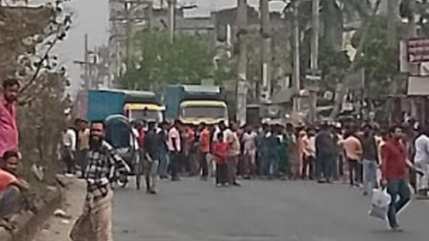 ঈদ বোনাস, ঢাকা-ময়মনসিংহ মহাসড়ক, বিক্ষোভ, সড়ক অবরোধ,