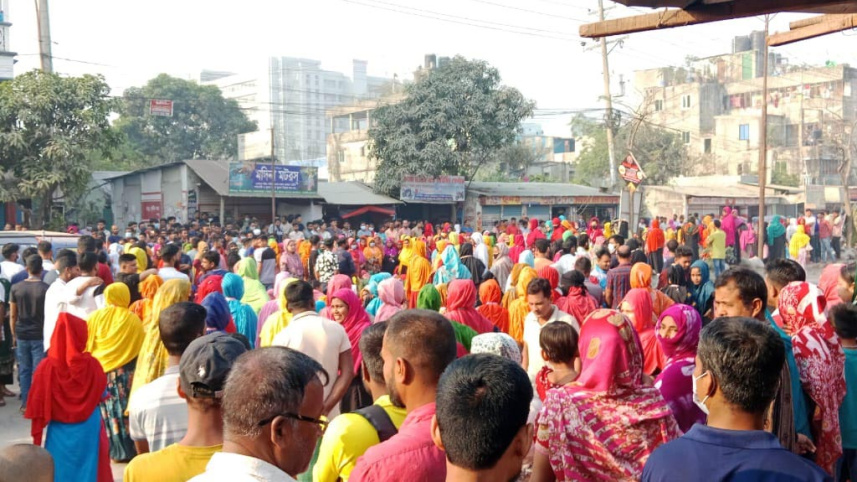 সাভার বিক্ষোভ