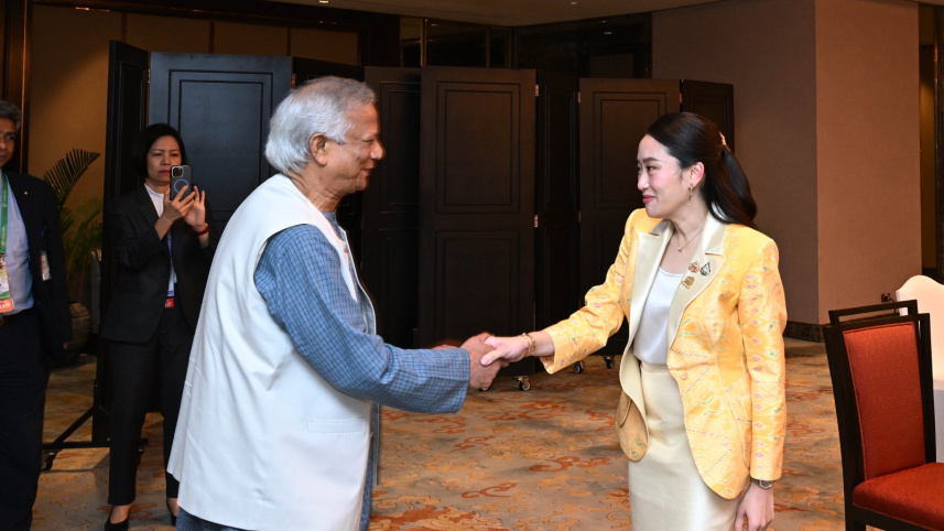 পেতংতার্ন সিনাওয়াত্রার সঙ্গে ড. ইউনূসের বৈঠক। ছবি: সংগৃহীত