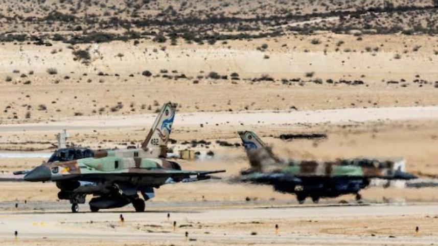 ইসরায়েলি বিমানবাহিনীর মহড়া। ফাইল ছবি: রয়টার্স