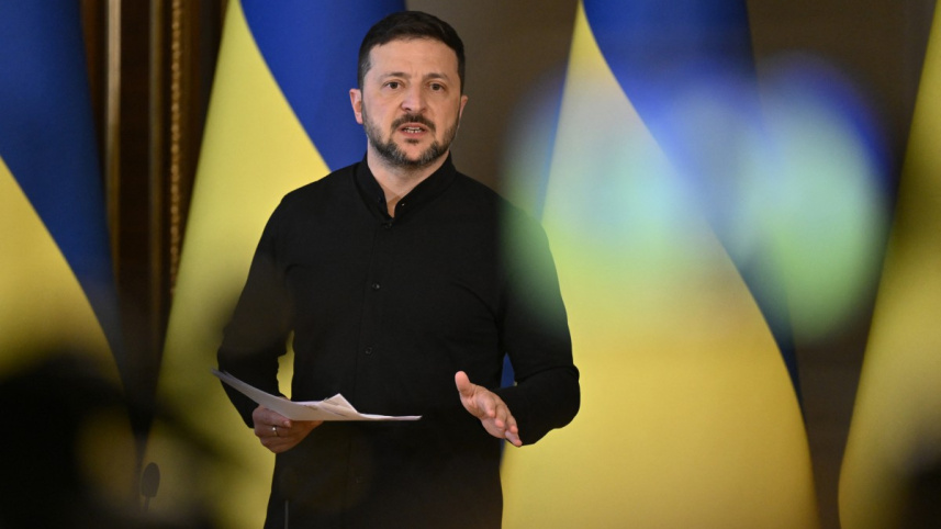 ভলোদিমির জেলেনস্কি। ছবি: এএফপি