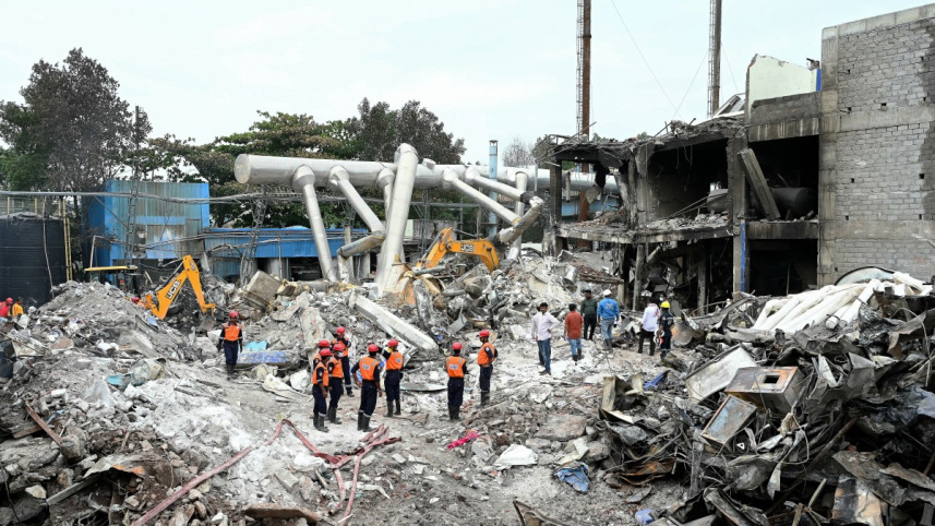 তেলেঙ্গানায় সিগাচি ইন্ডাস্ট্রিজের রাসায়নিক কারখানা। ছবি: এফএফপি