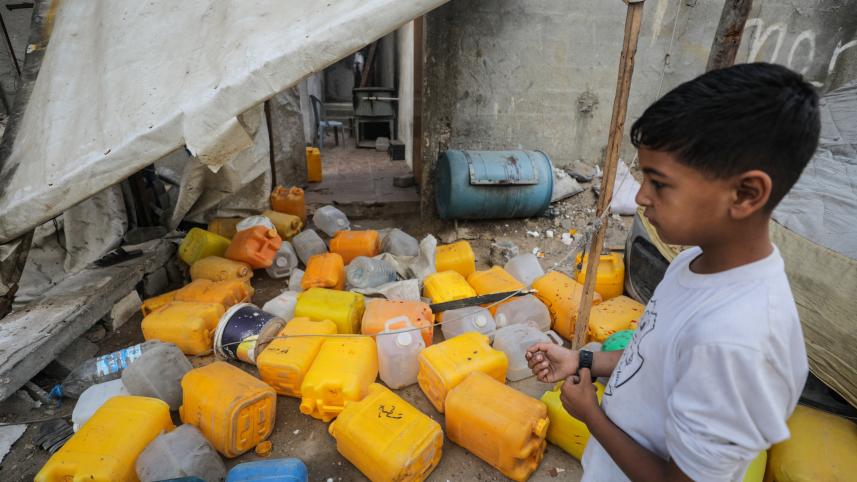 Nuseirat Water point attack