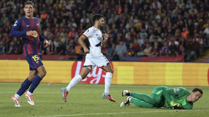 Paris Saint-Germain's Portuguese forward #09 Goncalo Ramos