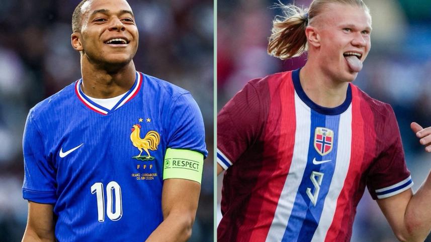 Kylian Mbappe and Erling Haaland