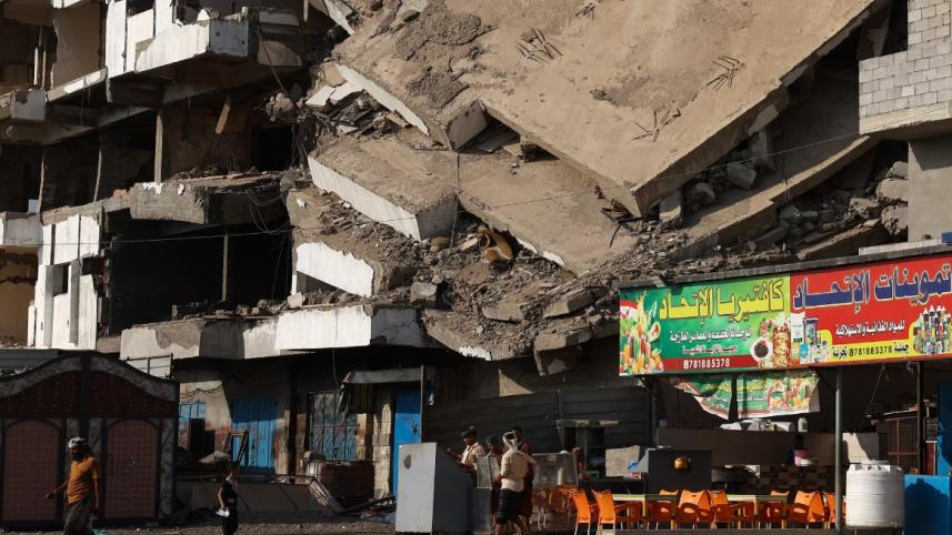 যুদ্ধবিধ্বস্ত এডেন। ফাইল ছবি: রয়টার্স