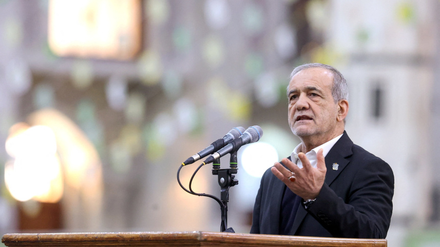 ইরানের প্রেসিডেন্ট মাসুদ পেজেশকিয়ান। ছবি: রয়টার্স