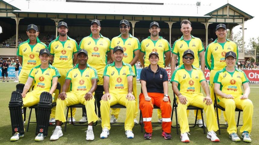 ponting xi vs warne xi 1