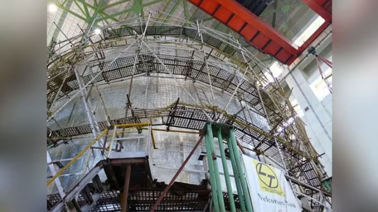 তামিলনাড়ু রাজ্যের কলপাক্কম শহরে নির্মাণাধীন পরমাণু প্রকল্প । ছবি: সংগৃহীত