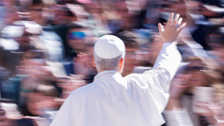 ভ্যাটিকানে পোপ চতুর্দশ লিও। ছবি: রয়টার্স