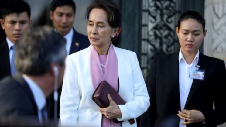 মিয়ানমারের নেত্রী অং সান সু চি। ফাইল ছবি: রয়টার্স