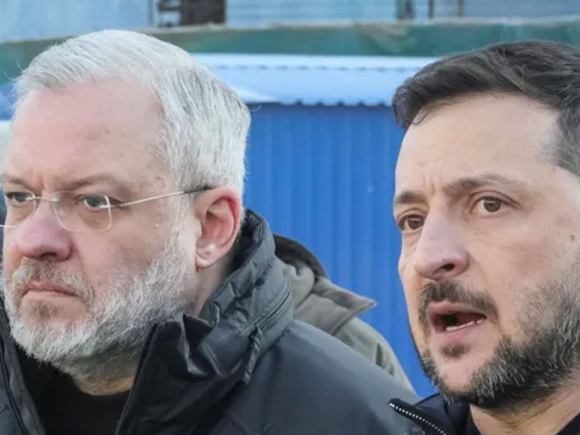 German Galushchenko (left)