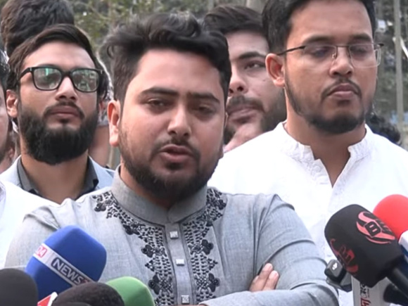 নাহিদ ইসলাম। ছবি: ভিডিও থেকে নেওয়া