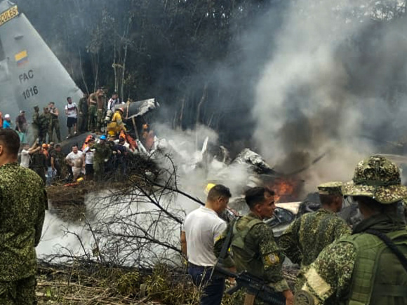 Colombian-military-plane-crash
