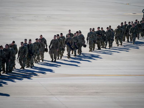 যুক্তরাষ্ট্রের স্থল অভিযানে নেতৃত্ব দিতে পারে ৮২তম এয়ারবোর্ন ডিভিশন। ফাইল ছবি: রয়টার্স