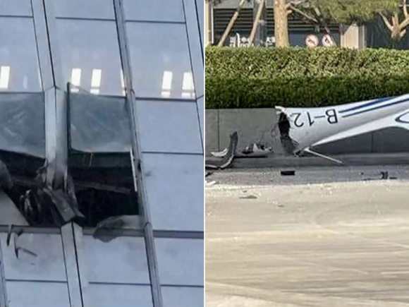 Pilot killed when small plane crashed into Beijing skyscraper