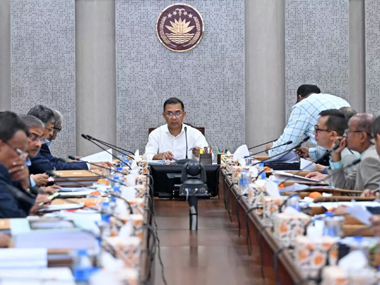 একনেক সভায় সভাপতিত্ব করেন প্রধানমন্ত্রী তারেক রহমান। ছবি: পিআইডি