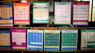 Display of alphabets of languages that Indigenous peoples of the CHT speak
