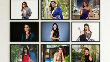 ঈদের সিনেমার নায়িকারা। ছবি: কোলাজ