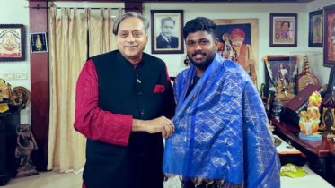 shashi tharoor and sanju samson