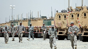 কুয়েতে মার্কিন ক্যাম্প আরিফজান। ছবি: রয়টার্স