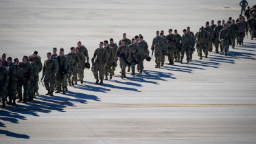 যুক্তরাষ্ট্রের স্থল অভিযানে নেতৃত্ব দিতে পারে ৮২তম এয়ারবোর্ন ডিভিশন। ফাইল ছবি: রয়টার্স
