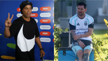 ronaldinho and messi
