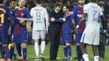 messi and conte