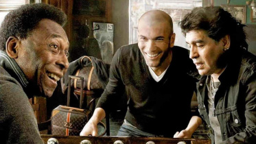 pele, maradona, zidane
