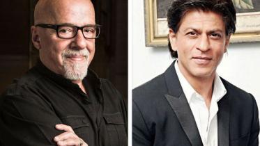 Paulo Coelho and Shah Rukh Khan