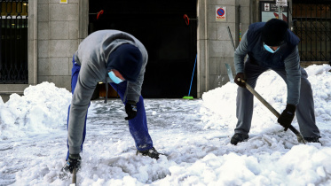 Spain snowstorm