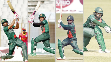 Mahmudullah, Mushfiqur Rahim, Tamim Iqbal and  Shakib Al Hasan