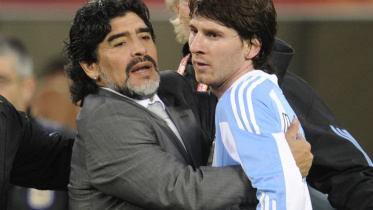 messi and maradona