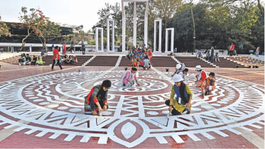 উৎসব-পার্বণে আলপনা