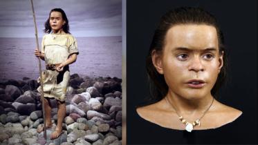 ৮ হাজার বছর আগের কঙ্কাল থেকে কিশোরের প্রতিকৃতি তৈরি