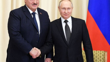 বেলারুশের প্রেসিডেন্ট লুকাশেনকো ও রাশিয়ার প্রেসিডেন্ট পুতিন ঘনিষ্ঠ মিত্র হিসেবে বিবেচিত। ছবি: রয়টার্স