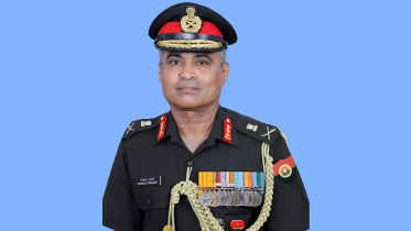 ভারতের সেনাপ্রধান মনোজ পান্ডে। ছবি: ভারতের প্রতিরক্ষা বাহিনী