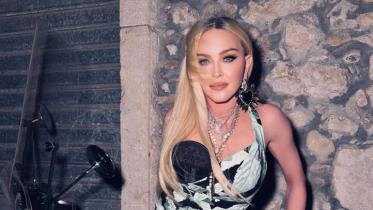 মার্কিন পপ তারকা ম্যাডোনা। ফাইল ছবি: এএফপি