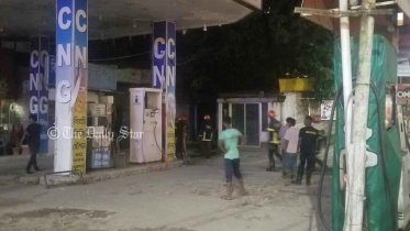 সিলেটে ফিলিং স্টেশনে অগ্নিকাণ্ড, দগ্ধ ৯