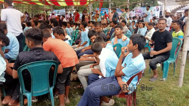 স্বেচ্ছাসেবক লীগের সম্মেলনে ‘প্রচারণায়’ স্কুলশিক্ষার্থীরা