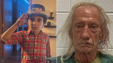 ফিলিস্তিনি-মার্কিন শিশু ওয়াদিয়া আল-ফাইউমি (৬) ও তার সন্দেহভাজন হত্যাকারী জোসেফ কুবা (৭১)। ছবি: রয়টার্স