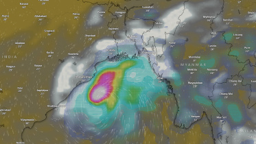 ঘণ্টায় ১৩ কিলোমিটার বেগে এগিয়ে আসছে গভীর নিম্নচাপ