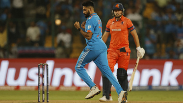 নেদারল্যান্ডসকে রান পাহাড়ে চাপা দিয়ে ভারতের নয়ে নয়