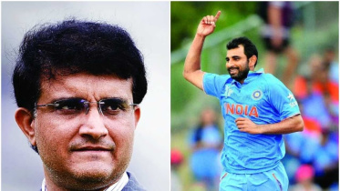 শামির প্রশংসা করতে অভিধানে কোন শব্দ খুঁজে পাচ্ছেন না সৌরভ