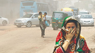 টানা তৃতীয় দিন ‘খুব অস্বাস্থ্যকর’ ঢাকার বাতাস