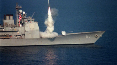 হুতিদের বিরুদ্ধে হামলায় টমাহক ক্ষেপণাস্ত্র ব্যবহার করছে যুক্তরাষ্ট্র। ফাইল ছবি: রয়টার্স