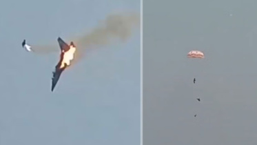 পতেঙ্গায় বিমান বাহিনীর প্রশিক্ষণ বিমান বিধ্বস্ত