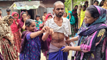 মো. সেলিমকে (৪০) ঢাকার মিরপুরে ‘চাইল্ড অ্যান্ড ওল্ড এজ কেয়ার’ থেকে উদ্ধার করেছে পরিবারের সদস্যরা। ছবি: সংগৃহীত