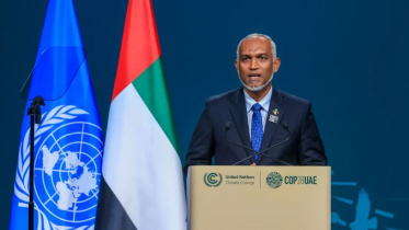 মালদ্বীপের প্রেসিডেন্ট মোহামেদ মুইজ্জু। ফাইল ছবি: এএফপি