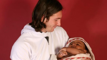 Lamine Yamal and Lionel Messi